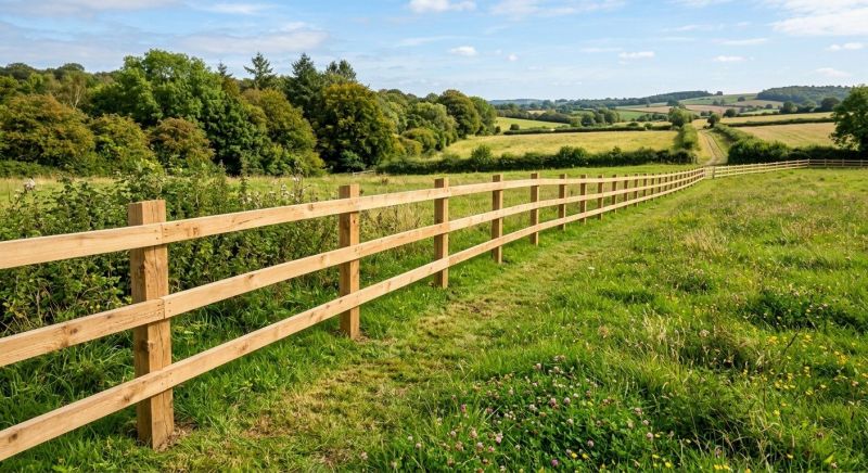 Rustic Fence Installation in Roseville, CA