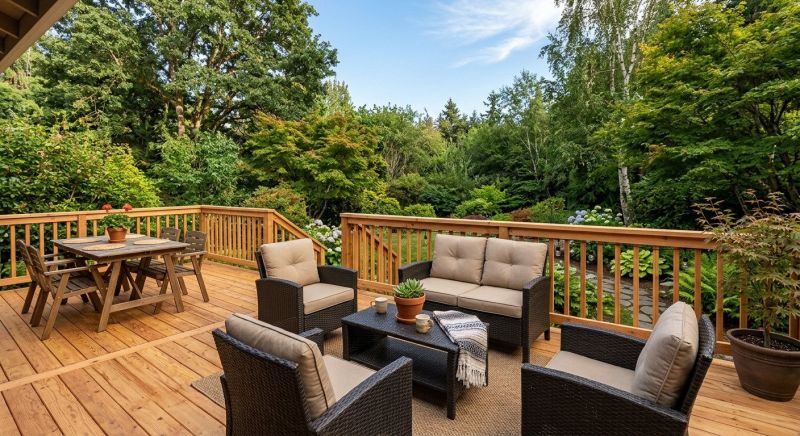 Wooden Patio Installation in Worcester, MA